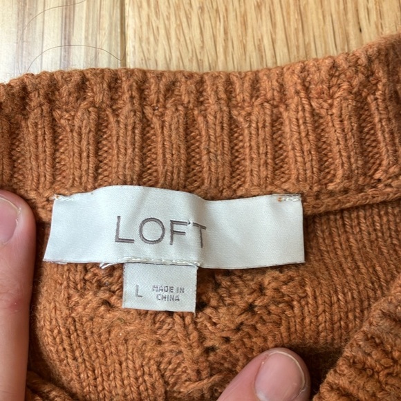 Autumn sweater from Loft size Large - Picture 3 of 3
